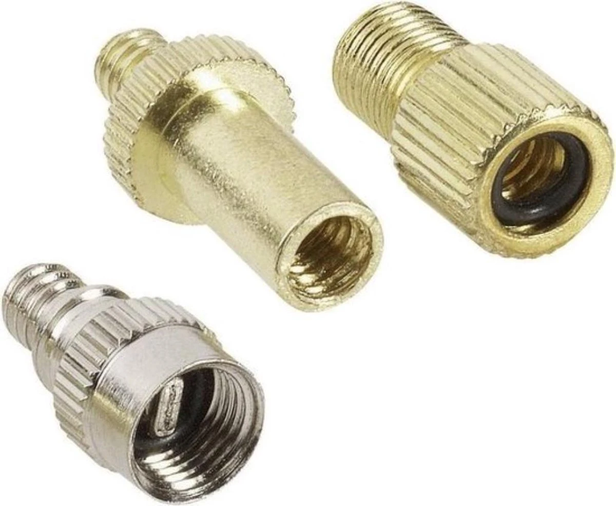 Jumalu Verloopnippel Voor Fietsventiel - 3-delig - Fietsventiel - Verloopnippel