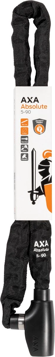 AXA Absolute 5 Kettingslot - Slot Voor Fietsen - 90 Cm - 5 Mm - Zwart - Image 5