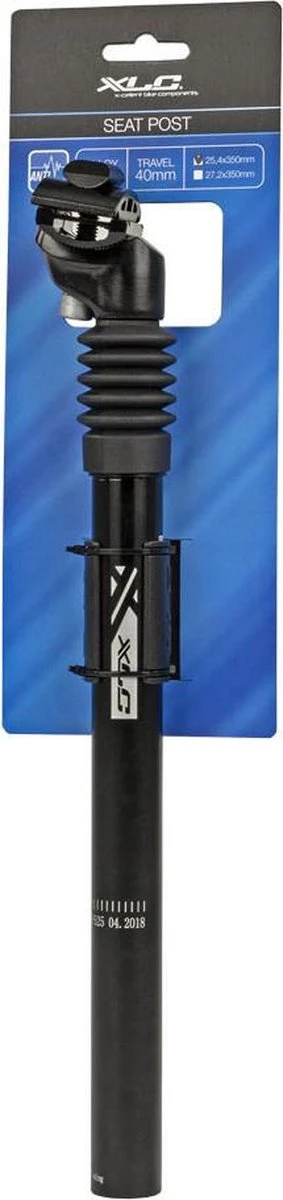 XLC Zadelpen Verend - 25.4 X 350mm - SP-S10 - Zwart Aluminium - Image 4