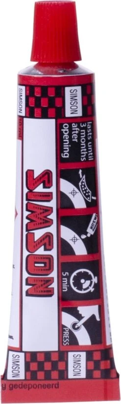 Simson Tube Solutie - Bandenplak - Groot - 30 Ml