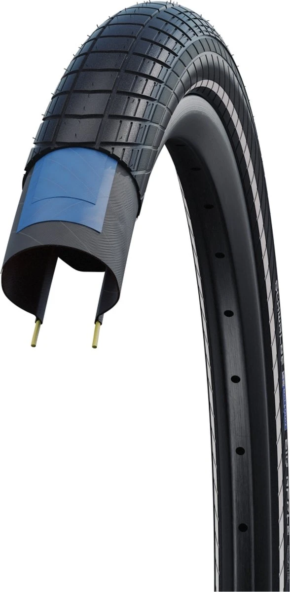Schwalbe Buitenband - Big Apple K-Guard - 28 Inch X 2.00 - Zwart Reflecterend - Image 2