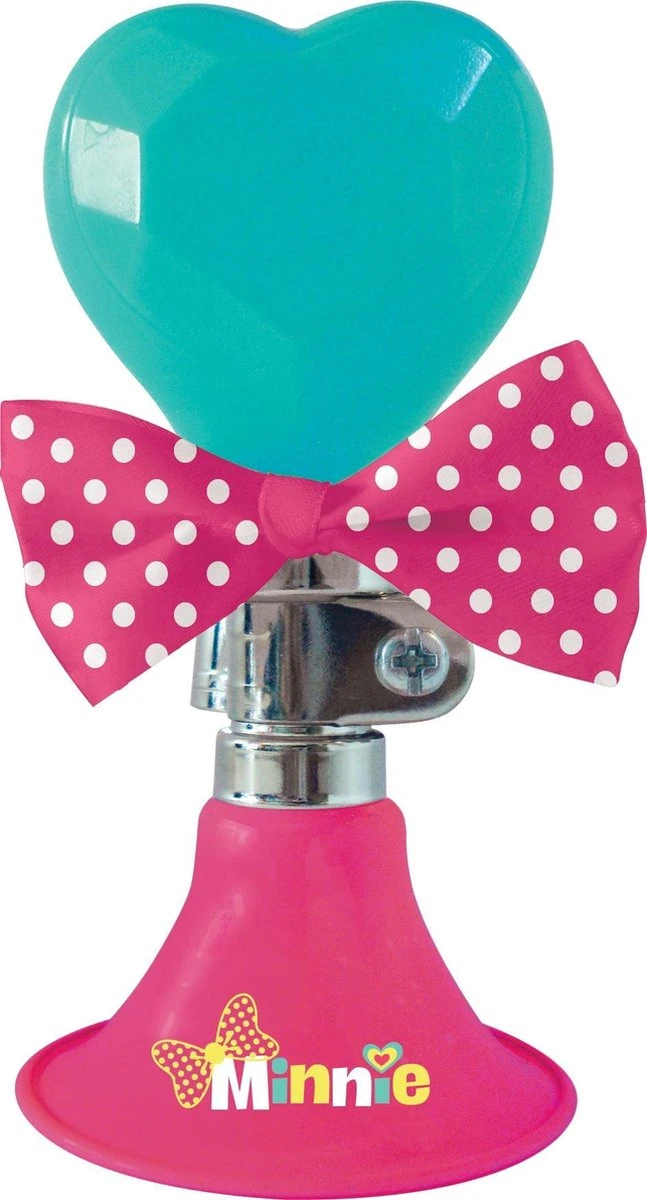 Disney Fietstoeter Minnie Mouse 6,5 X 14 Cm Roze/mintgroen - Image 2