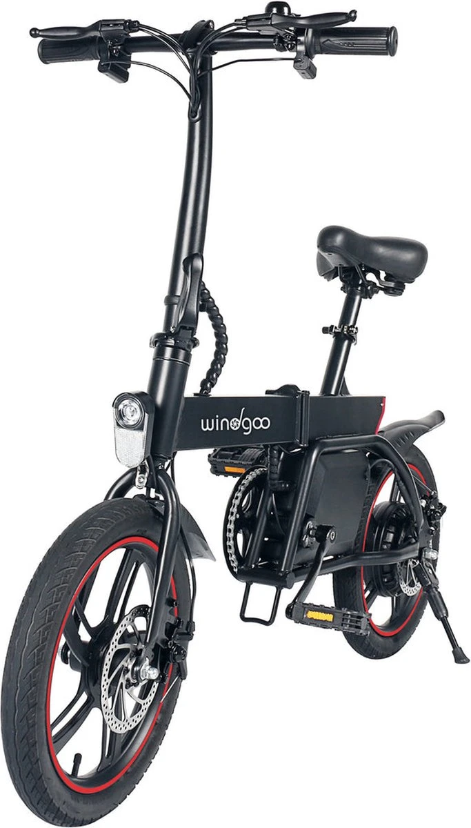 Merkloos Windgoo B20 PRO - E Bike - Elektrische Fiets - 16 Inch - 250W - 7.8Ah Batterij - Max. 25km/u - Zwart - Incl. GSM Houder - Image 10