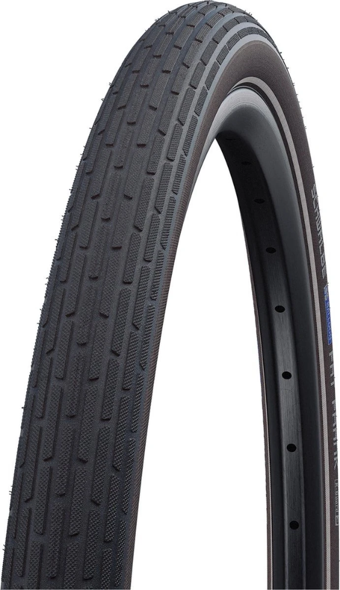 Schwalbe Buitenband - Fat Frank K-Guard - 28 Inch X 2.00 - Zwart/coffee Reflecterend - Image 2