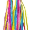 Merkloos Stuurslingers - Fiets Versiering Kinderen - Stuurversiering Slingers - Handvat Streamers Voor Meisjes - Vrolijke Franjes - 2 Stuks - 24 CM - Stuurslingers Voor Kinderfiets