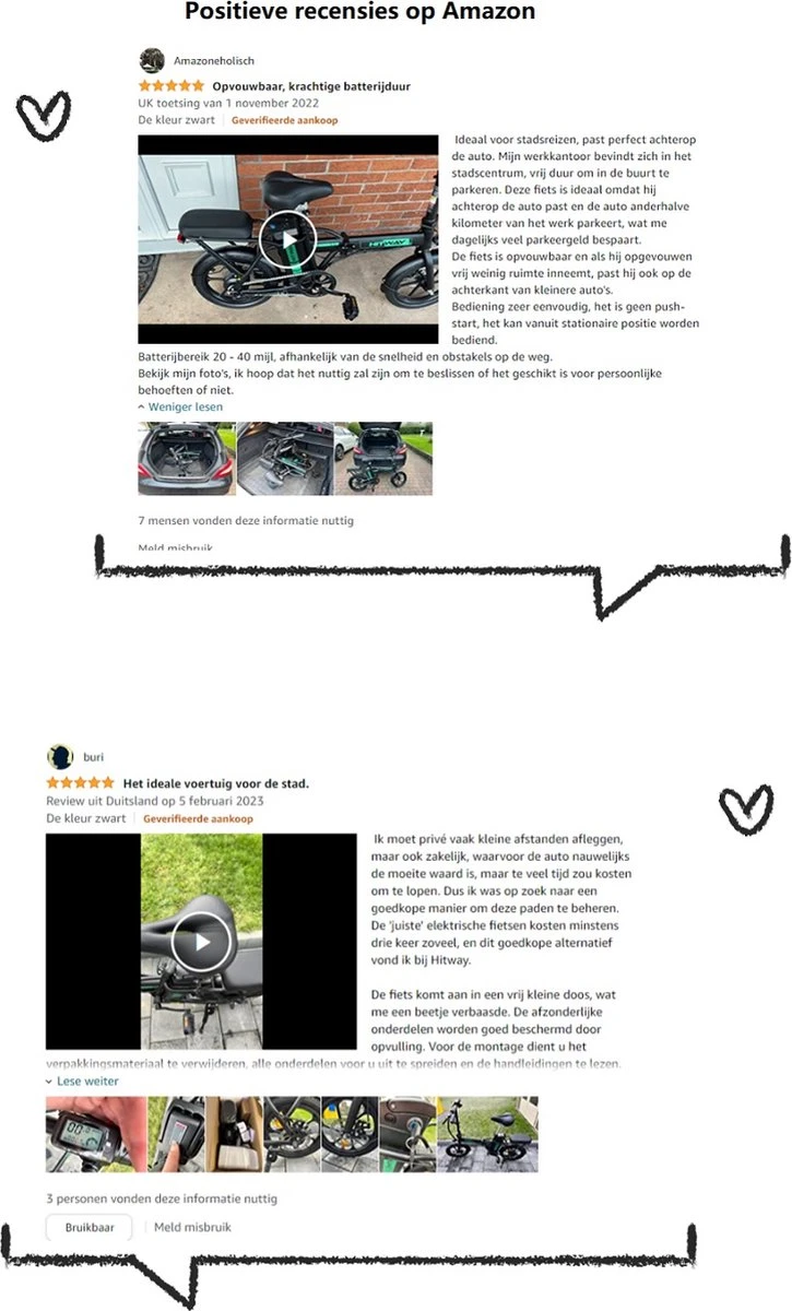 Hitway BK5 - Elektrische Fiets - E-Bike Opvouwbaar - 8,4Ah Accu- 2023 Model - Image 8