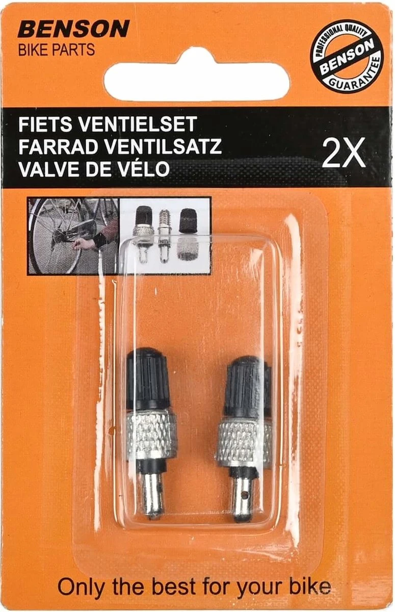 Benson Losse Fietsventiel Dunlop - Blitz - Hollands Met Stopdopje - 2 Stuks - Image 3