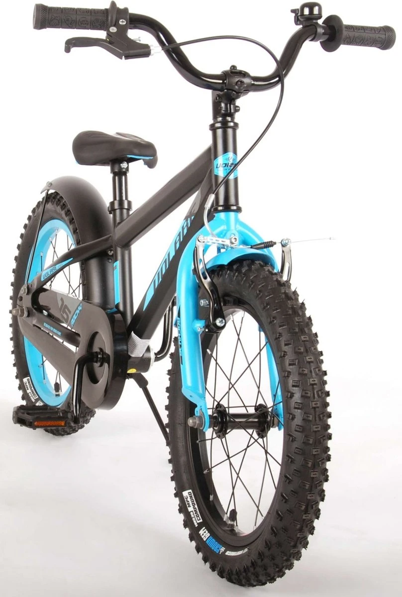 Volare Rocky Kinderfiets - 16 Inch - Zwart Blauw - 95% Afgemonteerd - Prime Collection - Image 6