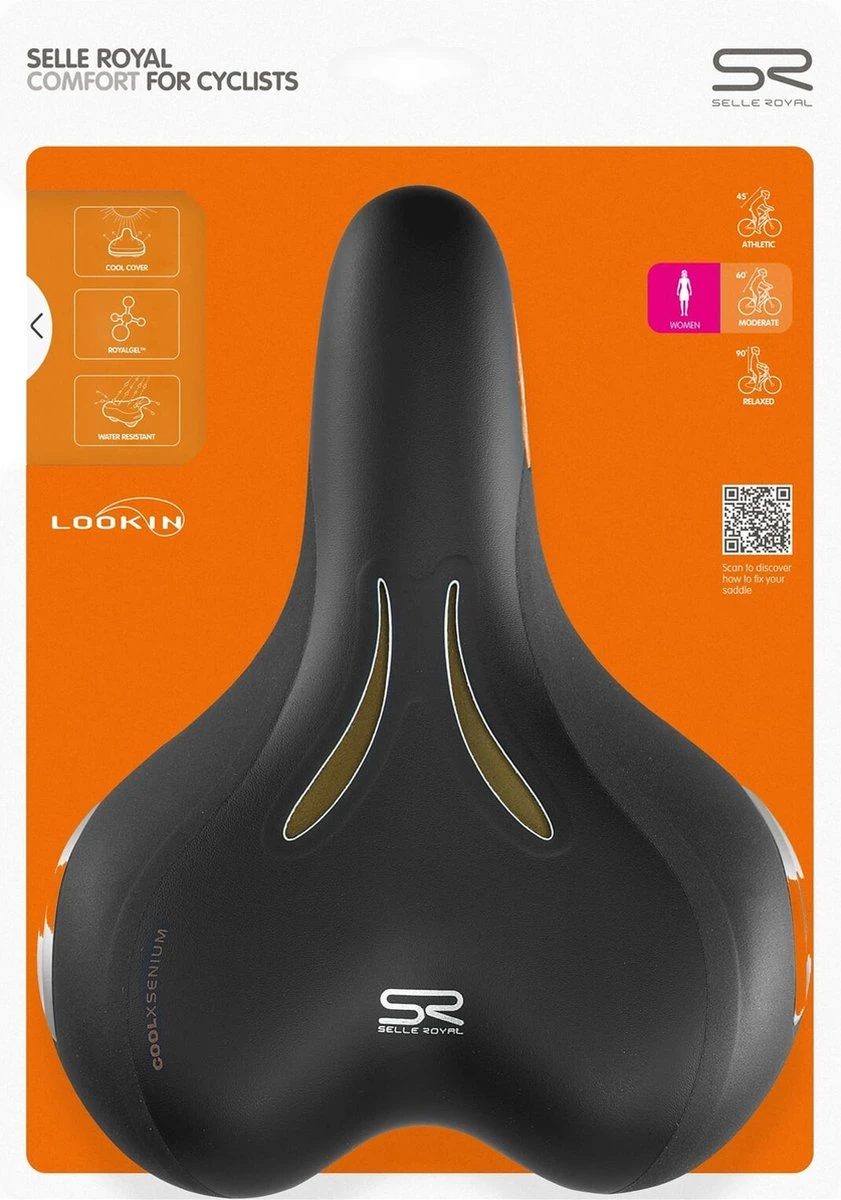 Selle Royal Lookin Moderate 5235 - Fietszadel - Zwart - Image 10