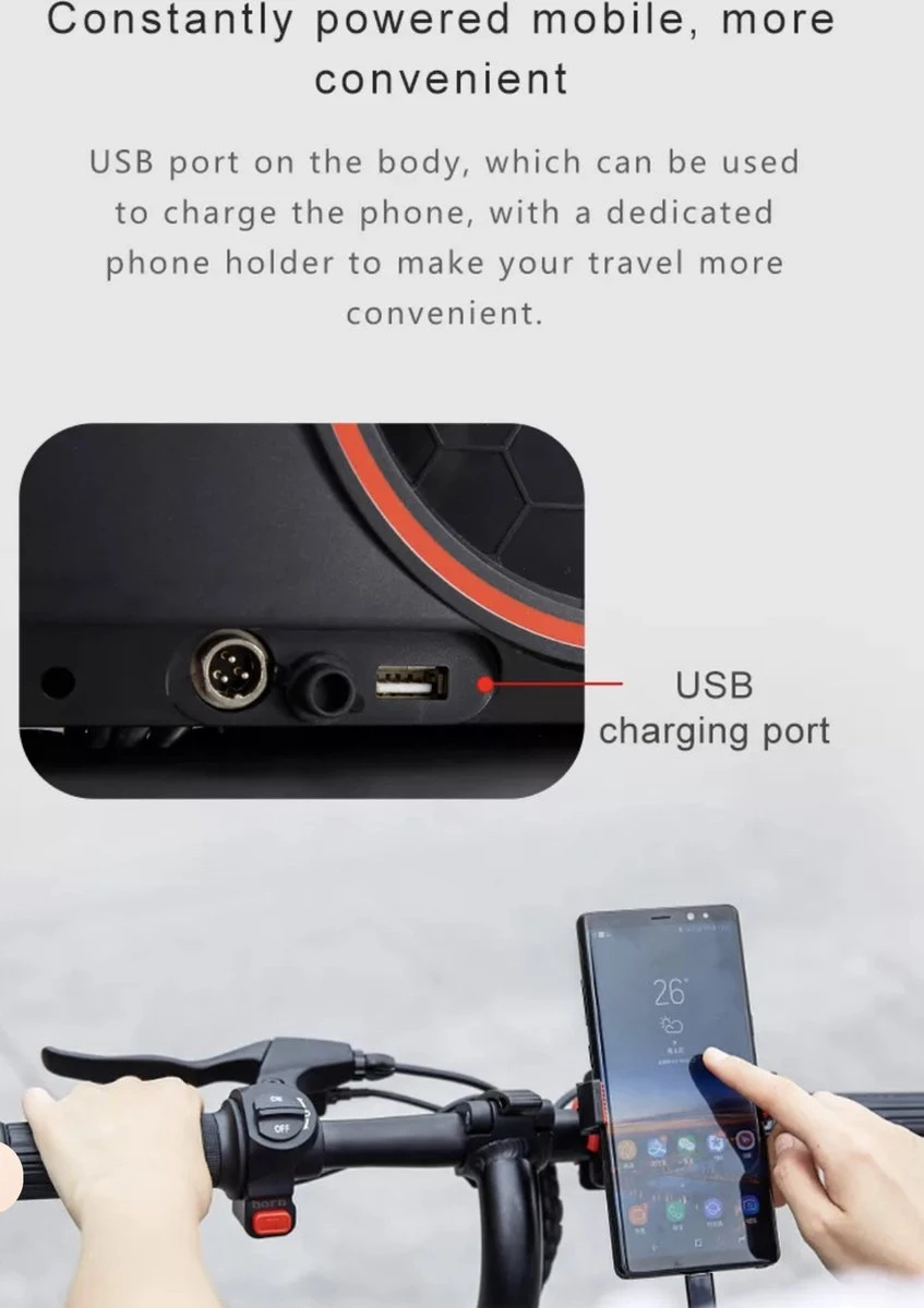 Merkloos MoovWay Elektrische Mini Scooter | E-bike Met Cruise Control | 25km/h - Image 2