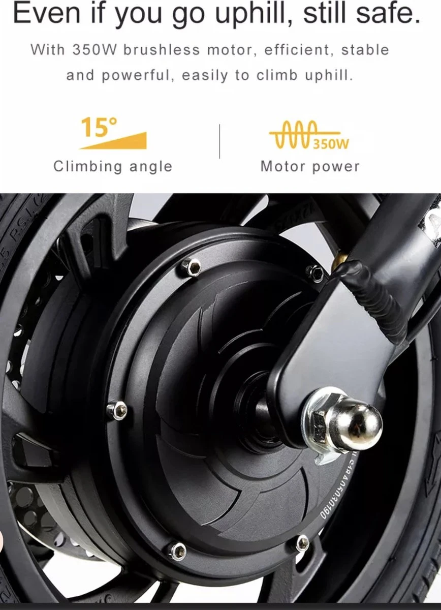 Merkloos MoovWay Elektrische Mini Scooter | E-bike Met Cruise Control | 25km/h - Image 3