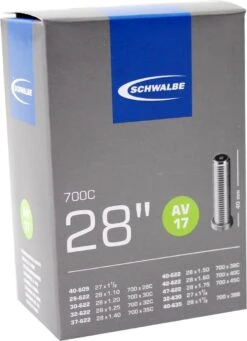 Schwalbe Binnenband - AV17 - 28 Inch X 1.10 - 1.75 - Auto Ventiel - 40mm