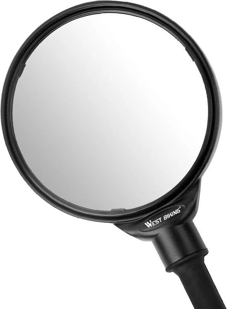 Merkloos 1 Stuk Fiets Achteruitkijkspiegel Groothoek Bolle Spiegel Mountainbike Veiligheid Spiegel Handvat Zachte Pijp 8cm - Image 4