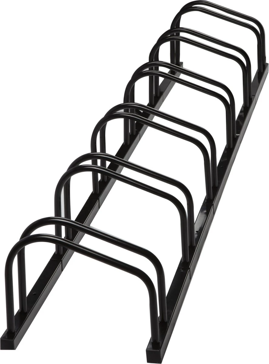 Alora Fietsenrek Voor 6 Fietsen Zwart- Met Muurbevestiging - Fietsen Rek - Image 3