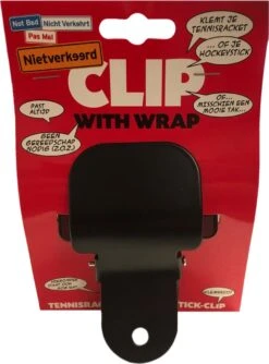 Nietverkeerd Universele Hockeystick Klem - Tennisracket Klem - Paraplu Klem, Zwart