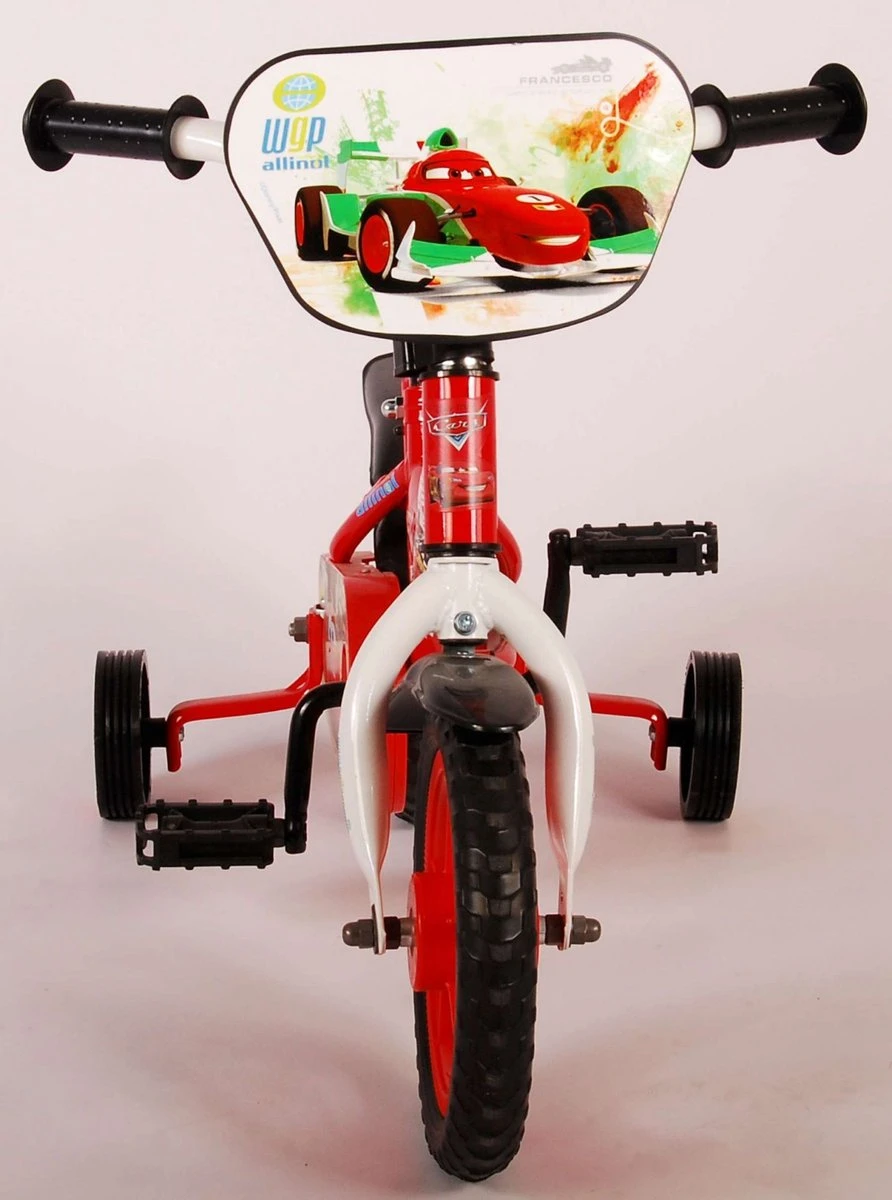 Disney Cars Kinderfiets - Jongens - 10 Inch - Rood - Doortrapper - Image 5