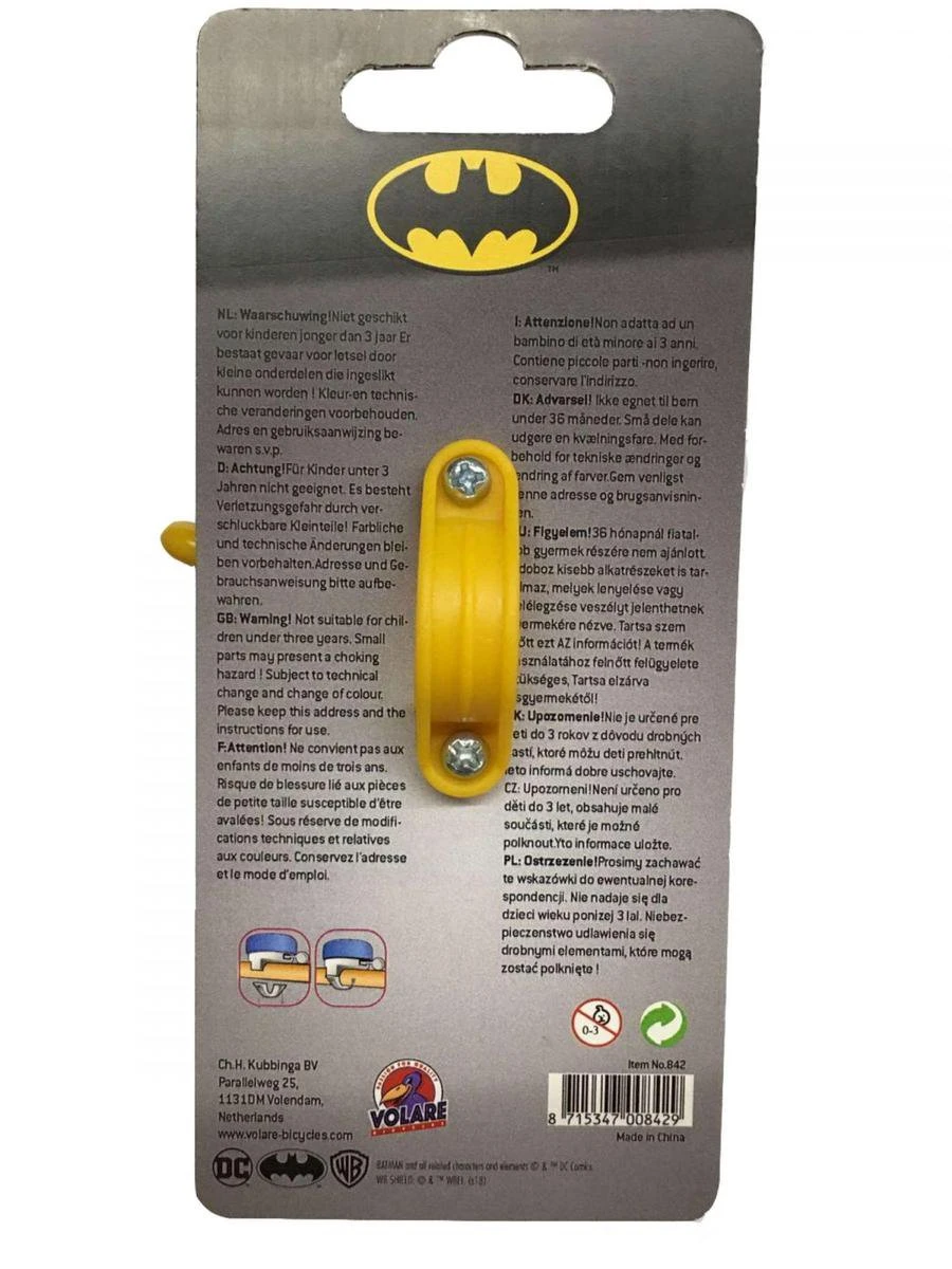 Batman Fietsbel - Jongens - Zwart - Image 4