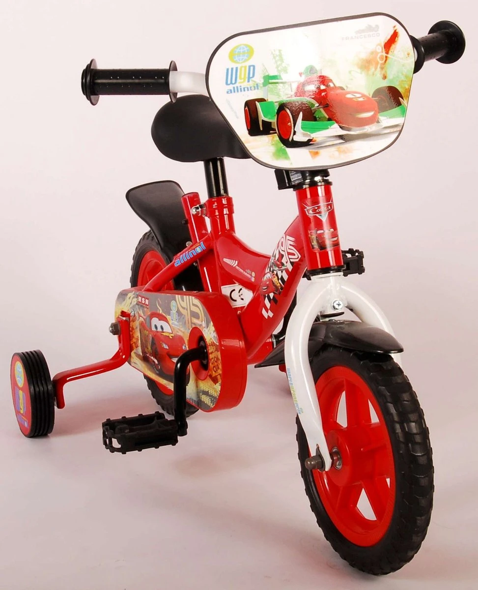 Disney Cars Kinderfiets - Jongens - 10 Inch - Rood - Doortrapper - Image 10