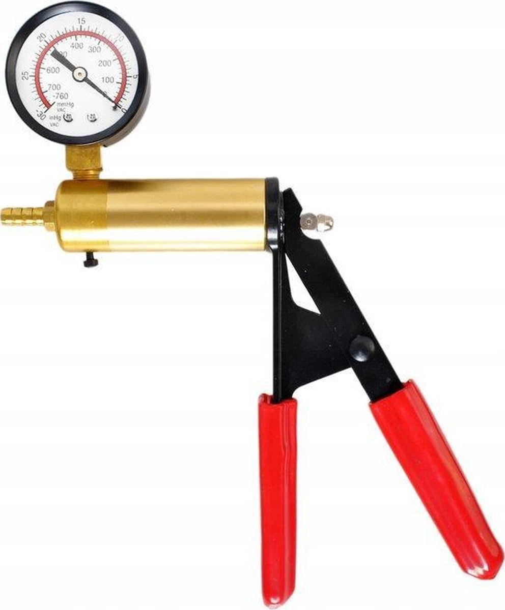 Merkloos Complete Vacuum Tester Remontluchter Set - Remontluchting Set Met Vacuumpomp - Remontluchtingsset Voor Auto & Motor Remmen Ontluchten - Met Koffer - Image 4
